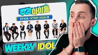 [Ep.526, Stray Kids] Еженедельный Айдол/Weekly Idol // реакция на шоу