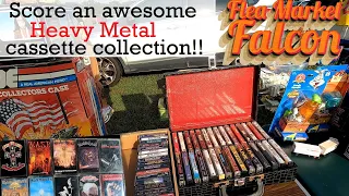 Cassette Tape Video Game DVD hunting at the Flea Market