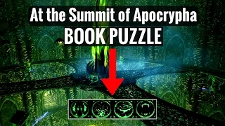 BOOK PUZZLE - At the Summit of Apocrypha | Skyrim Remastered Guide