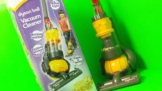 REAL WORKING CASDON DYSON BALL VACUUM CLEANER TOY UNBOXING AND REVIEW