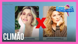 Antônia Fontenelle e Flávia Alessandra embarcam juntas em voo