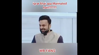 WASIM BADAMI  making fun with Iqrar ul hassan.