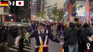 Completely Crazy Scenes In Japan As Fans Celebrate The 2-1 Win Against Germany In The World Cup