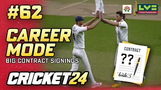 BIG CONTRACT OFFERS - CRICKET 24 CAREER MODE #62