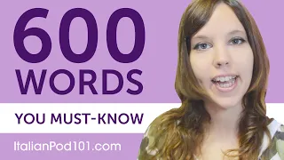 600 Words Every Italian Beginner Must Know