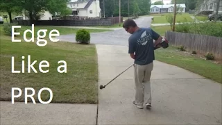 How to Edge with a String Trimmer and an Edger