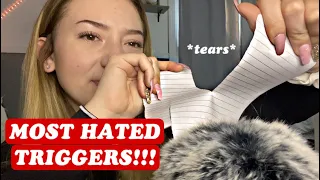 ASMR DOING MORE VERY HATED TRIGGERS!!🤧