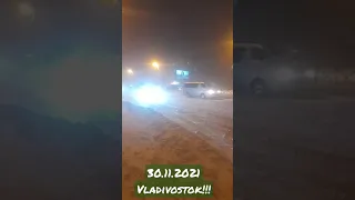 Vladivostok in snow. 30.11.2021