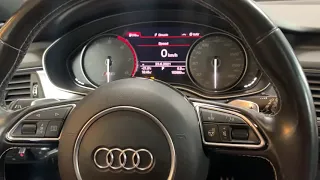 Audi A6 2015 service / oil reset