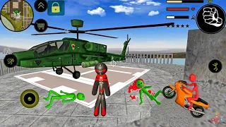 Stickman Rope Hero Vice Town (by Mini Games Craft) Android Gameplay [HD] #4