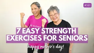 7 Easy Exercises for Seniors || Strength Workout For Beginners