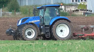 New Holland Ploughing | Kverneland & NH T7