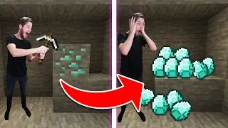 Minecraft Survival Except Every Time You Break A Block IT MULTIPLIES! #1