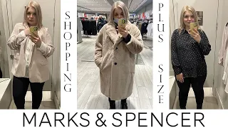 Примерка ВЕРХНЕЙ одежды PLUS SIZE из Marks&Spencer/Образы ПЛЮС САЙЗ🔥