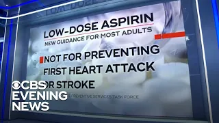 Guidance around daily low-dose aspirin shifts