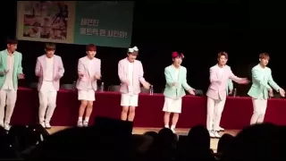 Seventeen dancing Twice's Cheer Up