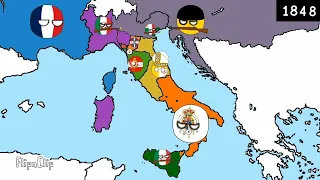 Unification of Italy (1815 - 1870) - Countryballs || Sejarah Penyatuan Italia