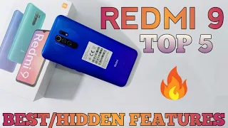 Xiaomi Redmi 9 Top 5 Best/Hidden Features | Tips and Tricks