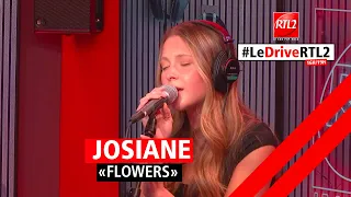 Josiane interprète "Flowers" dans #LeDriveRTL2 (17/04/24)