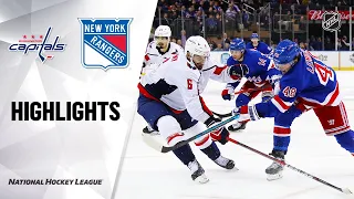 NHL Highlights | Capitals @ Rangers 3/5/20