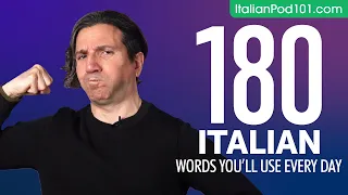 180 Italian Words You'll Use Every Day - Basic Vocabulary #58