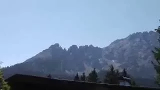 The wonderful Latemar mountain in Italy