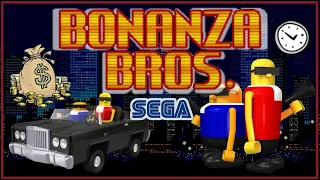 Bonanza Bros. прохождение coop Tails [ Hard ] | Игра на (SEGA Genesis, Mega Drive) 1991 Стрим RUS