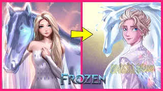 ❄ FROZEN 2 and 1 ❄ Characters GENDER SWAP 👉@WANAPlus