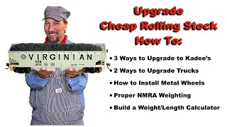 Best Ways to Tune up That Cheap Rolling Stock & Make Them Run Like A High End Car!!