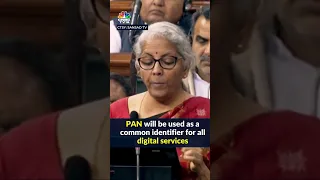 FM Sitharaman Announces PAN As Common Identifier For Digital Services | Budget 2023 | CNBC-TV18