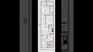 19'*70' ghar ka Naksha|| 19'*70 house plan