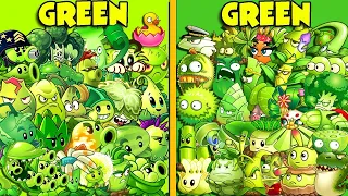 EVERY GREEN Plants China & International Battlez! - Who Will Win? - PvZ 2 Plant Vs Plant