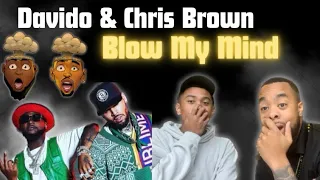 FIRST TIME REACTING TO Davido, Chris Brown - Blow My Mind (Official Video) | Reaction