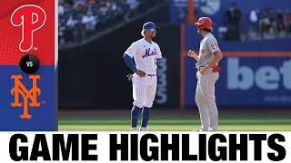 Phillies vs. Mets Game 1 Highlights (6/25/21) | MLB Highlights