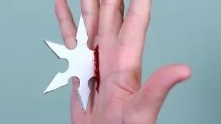 NINJA STAR IN HAND!