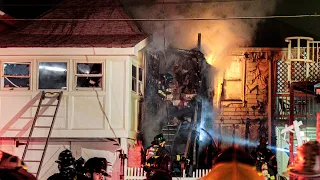 2 ALARM MULTIPLE HOME STRUCTURE FIRE Bradley Beach, New Jersey 1/26/22