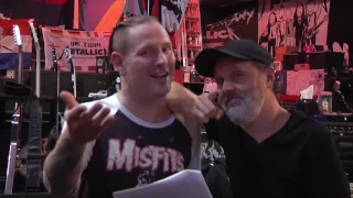 Corey Taylor and Lars Ulrich