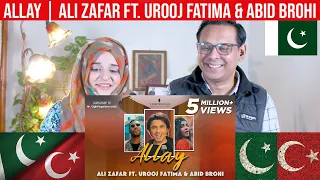 Allay | Ali Zafar ft. Urooj Fatima & Abid Brohi | Lightingale Records | Pakistani Reaction | SUBS