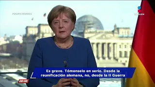 El mensaje por coronavirus Covid-19 de Angela Merkel | De Pisa y Corre