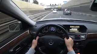 2012 Mercedes Benz E300 elegance POV test drive