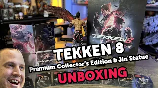Tekken 8 Premium Collector's Edition & Jin Statue Unboxing. Is it worth $300?