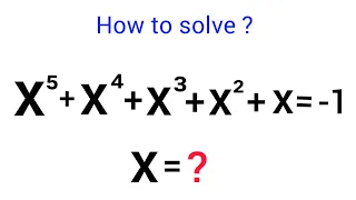 A Nice Algebra problem