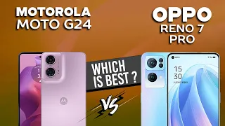 Motorola Moto G24 VS Oppo Reno 7 Pro - Full Comparison ⚡Which one is Best