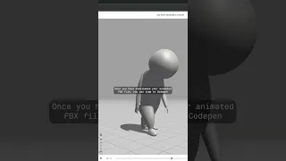 EASY ANIMATED 3D WEB RENDERING! [C4D/Blender & Mixamo & ThreeJS]