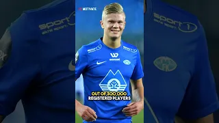Odds Of Erling Haaland Making It Pro In Norway ⚽️🤯 #football #shorts