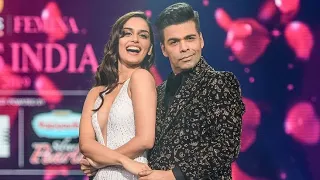 Manushi Chhillar & Karan Johar Dancing at Miss India 2019