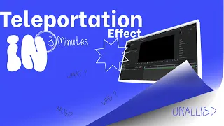 Teleportation Effect | After Effects Tutorial | PF IN DESC