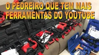 OLHA AS FERRAMENTAS QUE ESSE PEDREIRO TEM