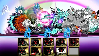 The Battle Cats - All Floating Enemies VS Black Manic!