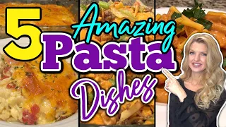 5 Best PASTA RECIPES you DON'T want to miss! | Easy & Delicious PASTA DISHES